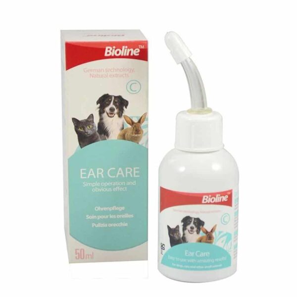 Bioline Gel Cuidado de Oidos Perros y Gatos Ear Care 50ml - Imagen 1