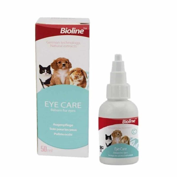 Bioline Gel Cuidado de Ojos Perros y Gatos Eye Care 50ml - Imagen 1