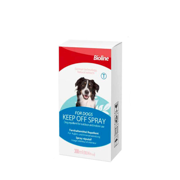 Bioline Repelente Interiores Perro Keep Off Spray 300ml - Imagen 1