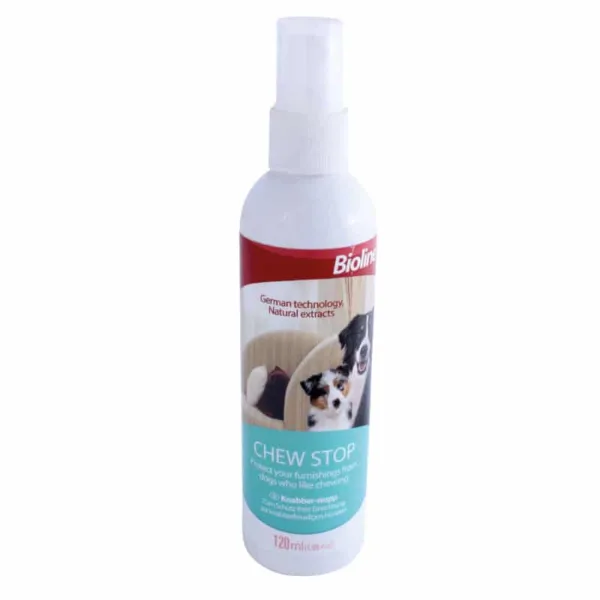 Bioline Repelente Para Perros Chew Stop 120ml - Imagen 1