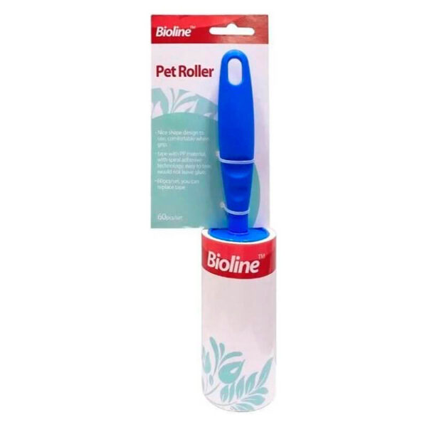 Bioline Rodillo Adhesivo Saca Pelos y Pelusas Pet Roller - Imagen 1