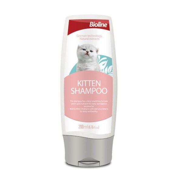 Bioline Shampoo Kitten Para Gatitos 200ml - Imagen 1
