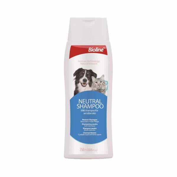 Bioline Shampoo Perro y Gato Neutro Hipoalergenico 250ml - Imagen 1