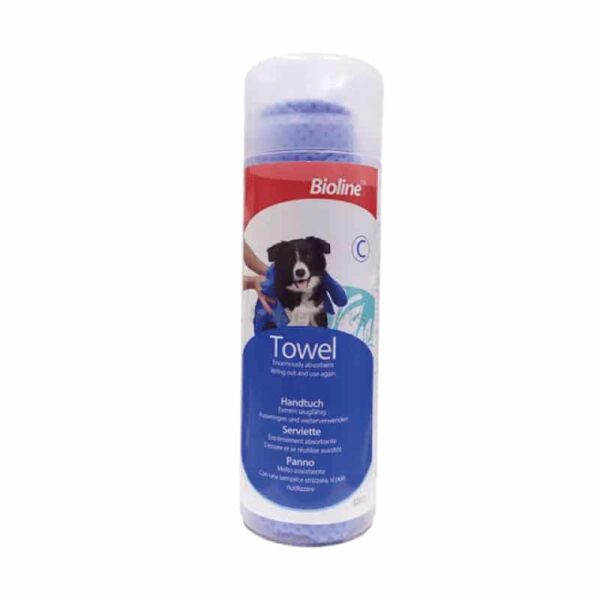 Bioline Toalla Absorbente Para Baño Mascotas 66 x 43cms - Imagen 1