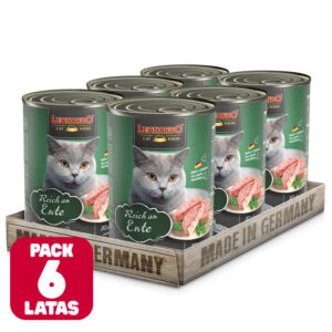 Pack 6 x Leonardo Lata QS Pato 400gr