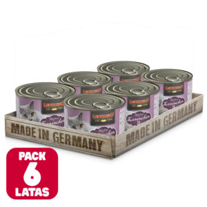 Pack 6 x Leonardo Lata QS Conejo 200gr