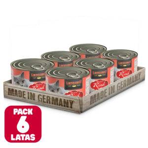 Pack 6 x Leonardo Lata QS Ternera Lata 200gr