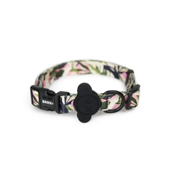 Brnx Collar Perro Forest Pink Small - Imagen 1