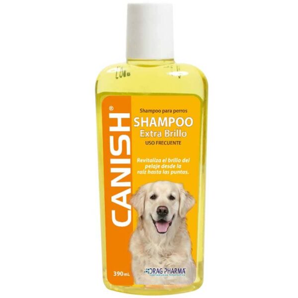 Canish Shampoo Perro Extra Brillo 390ml - Imagen 1