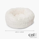 Catit Cama Fluffy Gato Blanca - Imagen 6