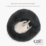 Catit Cama Fluffy Gato Blanca - Imagen 2