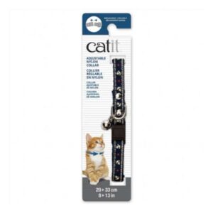 Catit Collar Gato Diseño Azul con Anclas