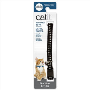 Catit Collar Gato Reflactante Color Negro