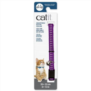 Catit Collar Gato Reflactante Color Purpura