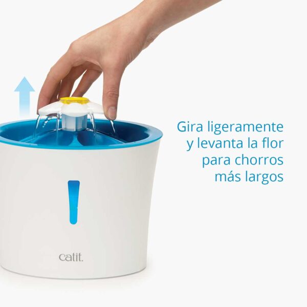 Catit Fuente Flor Led 3Lts - Imagen 3