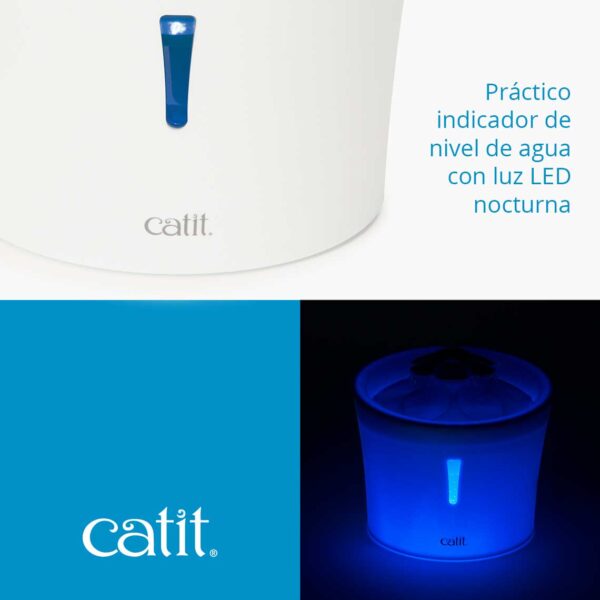 Catit Fuente Flor Led 3Lts - Imagen 4