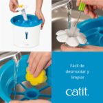 Catit Fuente Flor Led 3Lts - Imagen 2