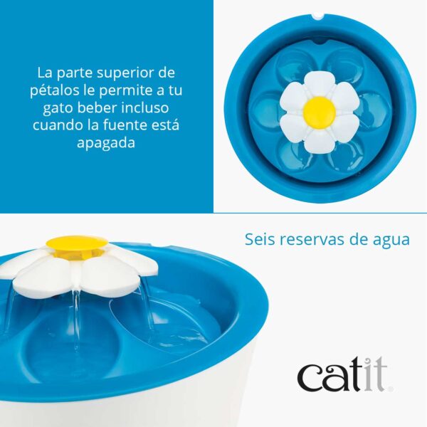 Catit Fuente Flor Led 3Lts - Imagen 5