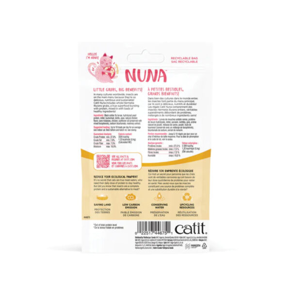 Catit Nuna Proteina de Insecto y Pollo Gato 60gr - Imagen 2