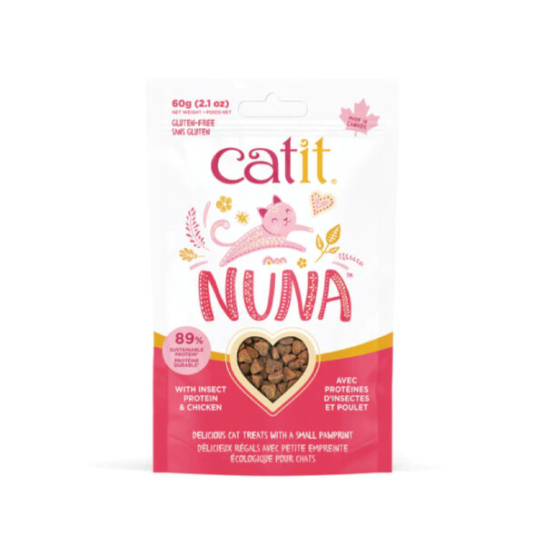 Catit Nuna Proteina de Insecto y Pollo Gato 60gr - Imagen 1