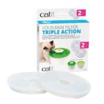 Catit Pack Filtros Triple Acción Fuente Bebedera Pack 2Und