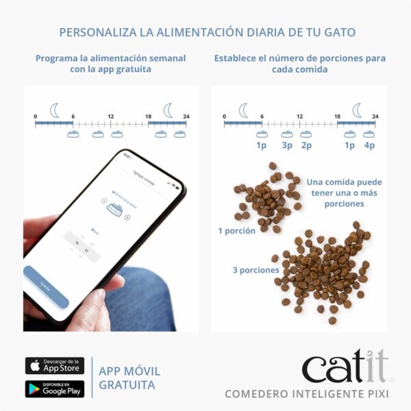 Catit Pixi Comedero Smart Perro Gato Control x App - Imagen 3