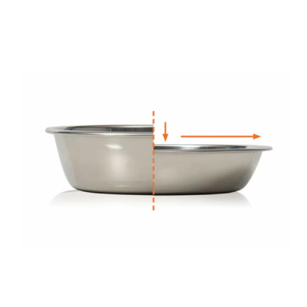 Catit Pixi Plato Bajo Doble para Gatos 2 x 200ml - Imagen 4