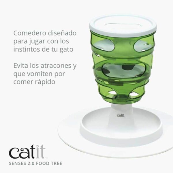 Catit Puzzle Gato Food Tree para Golosinas - Imagen 4