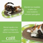 Catit Rascador Ovalado Carton Para Gato - Imagen 3