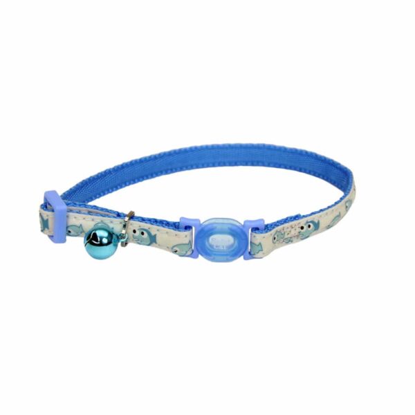 Coastal Collar Gato Diseño Fosforecente Fish - Imagen 1