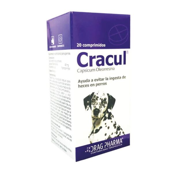 Cracul Evita la Ingesta de Heces Perro 20 Comp - Imagen 1