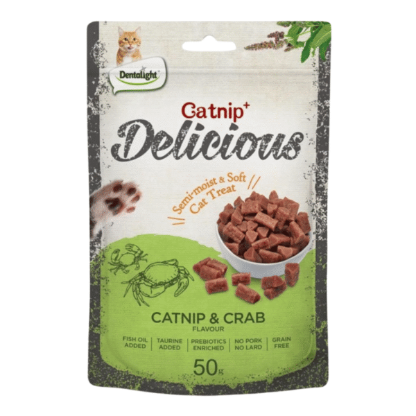 Dentalight Catnip Delicious Cangrejo 50gr - Imagen 1