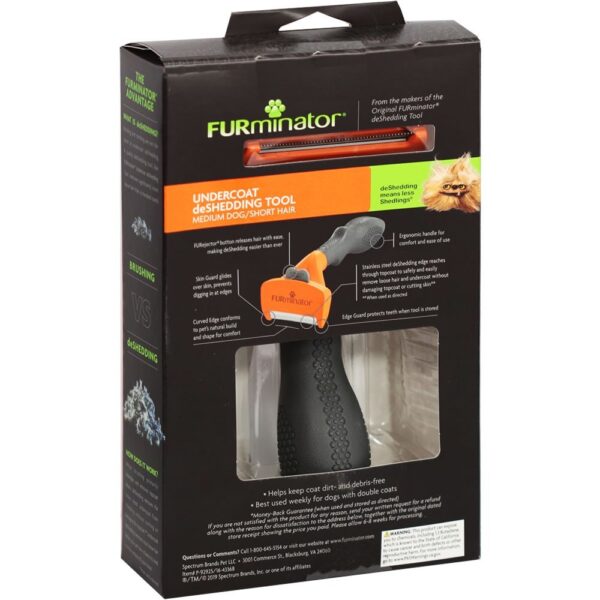 FURminator Cepillo Perro Mediano de Pelo Corto - Imagen 2