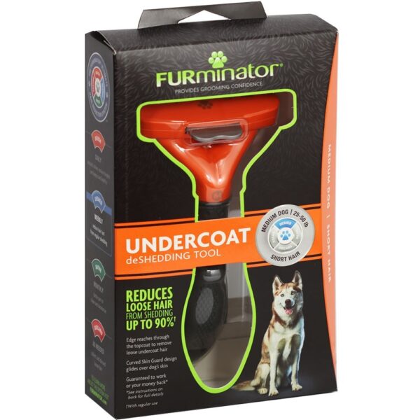 FURminator Cepillo Perro Mediano de Pelo Corto - Imagen 1