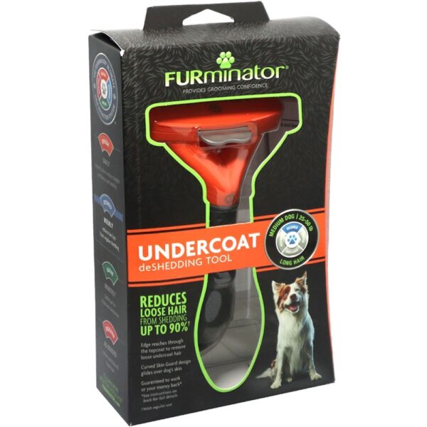 FURminator Cepillo Perro Mediano de Pelo Largo - Imagen 1