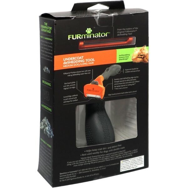 FURminator Cepillo Perro Mediano de Pelo Largo - Imagen 2