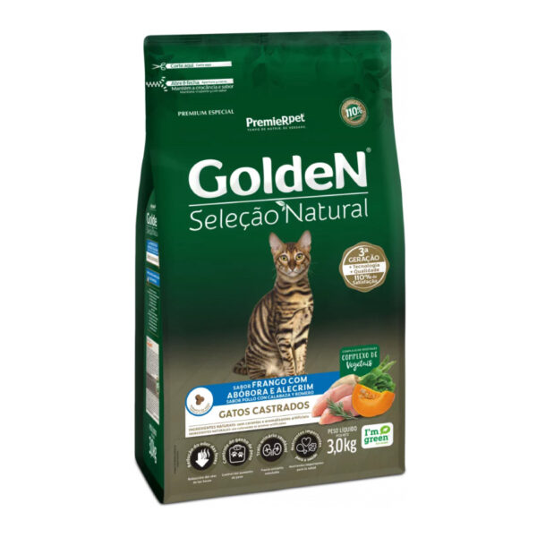 Golden Gato Castrado Sabor Pollo y Calabaza 10.1Kg - Imagen 1