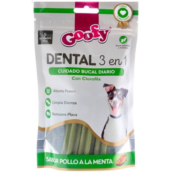 Goofy Dental 3 en 1 Perro 70gr - Imagen 1