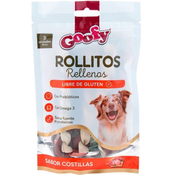 Goofy Rollitos Rellenos 3 Und Perro 60 gr - Imagen 1