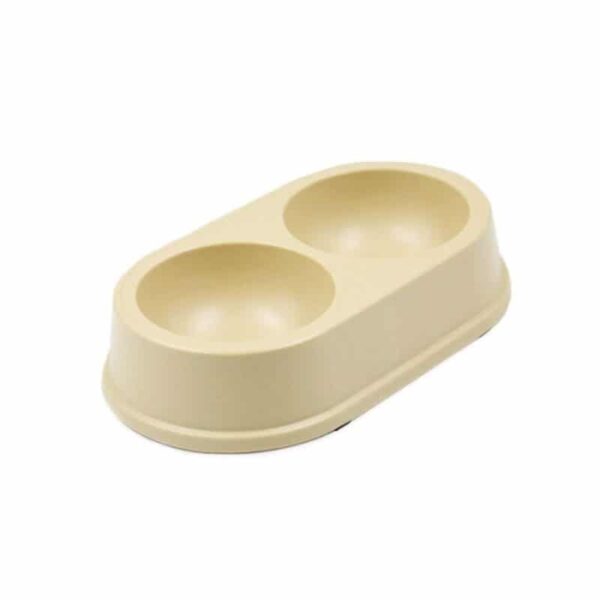 Hey Plato Ecologico Doble Bamboo Perros y Gatos 600ml - Imagen 1