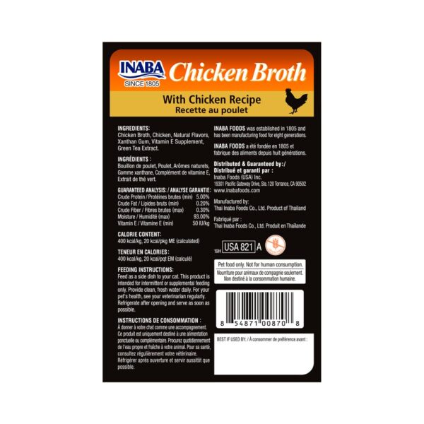 Inaba Churu Broth Pollo para Gato 50gr - Imagen 2