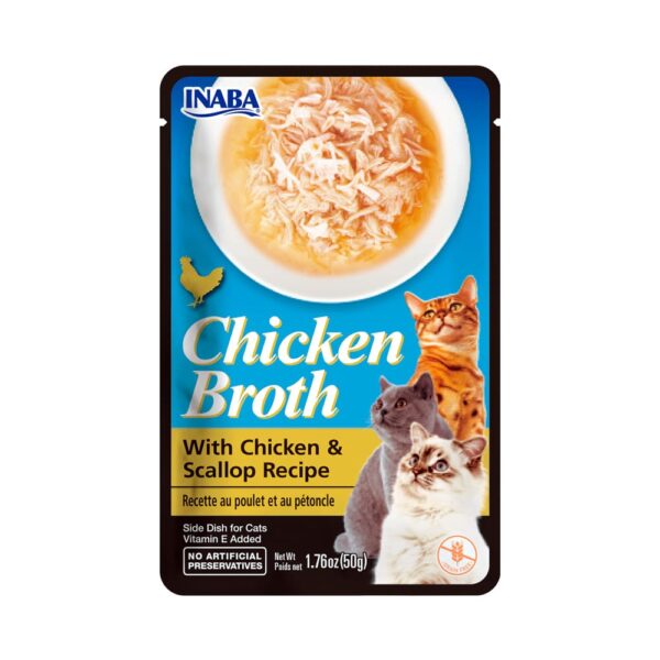 Inaba Churu Broth Pollo y Ostion para Gato 50gr - Imagen 1