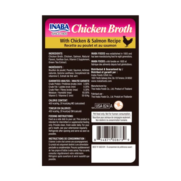 Inaba Churu Broth Pollo y Salmon para Gato 50gr - Imagen 2