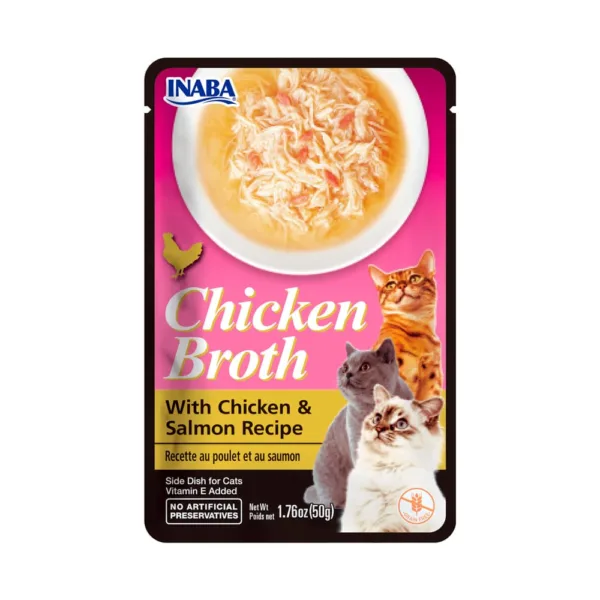 Inaba Churu Broth Pollo y Salmon para Gato 50gr - Imagen 1
