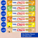 Inaba Churu Gato Mix Sabor Pollo 60 Tubos - Imagen 2