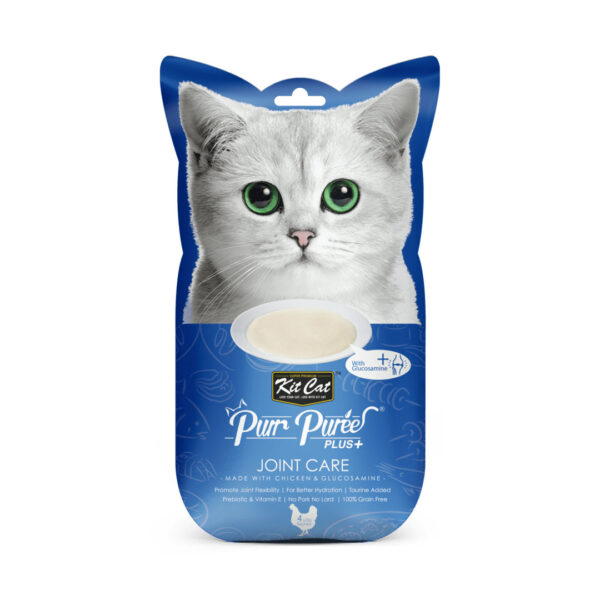 Kit Cat Purr Puree Plus Joint Care Pollo - Imagen 1