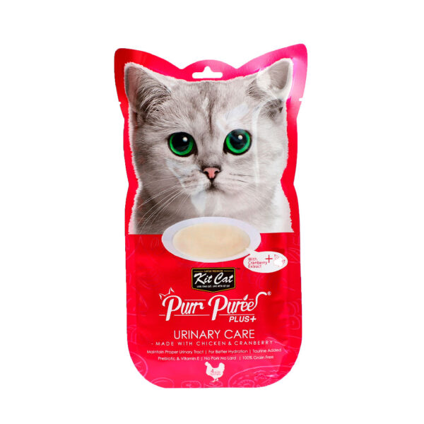 Kit Cat Purr Puree Plus Urinary Care Pollo - Imagen 1