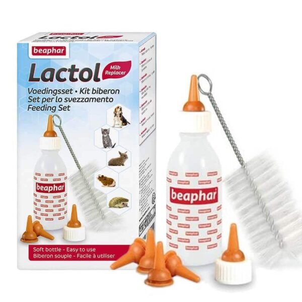 Lactol Set Mamadera Lactancia Perros Gatos Capacidad  35ml - Imagen 1