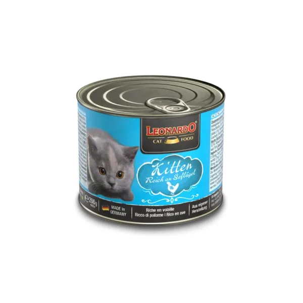 Leonardo Lata Quality Selection Kitten 200gr - Imagen 1
