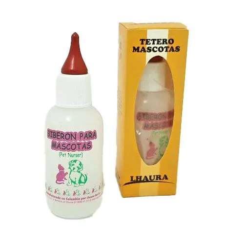 Lhaura Mamadera Cachorros 60ml - Imagen 1